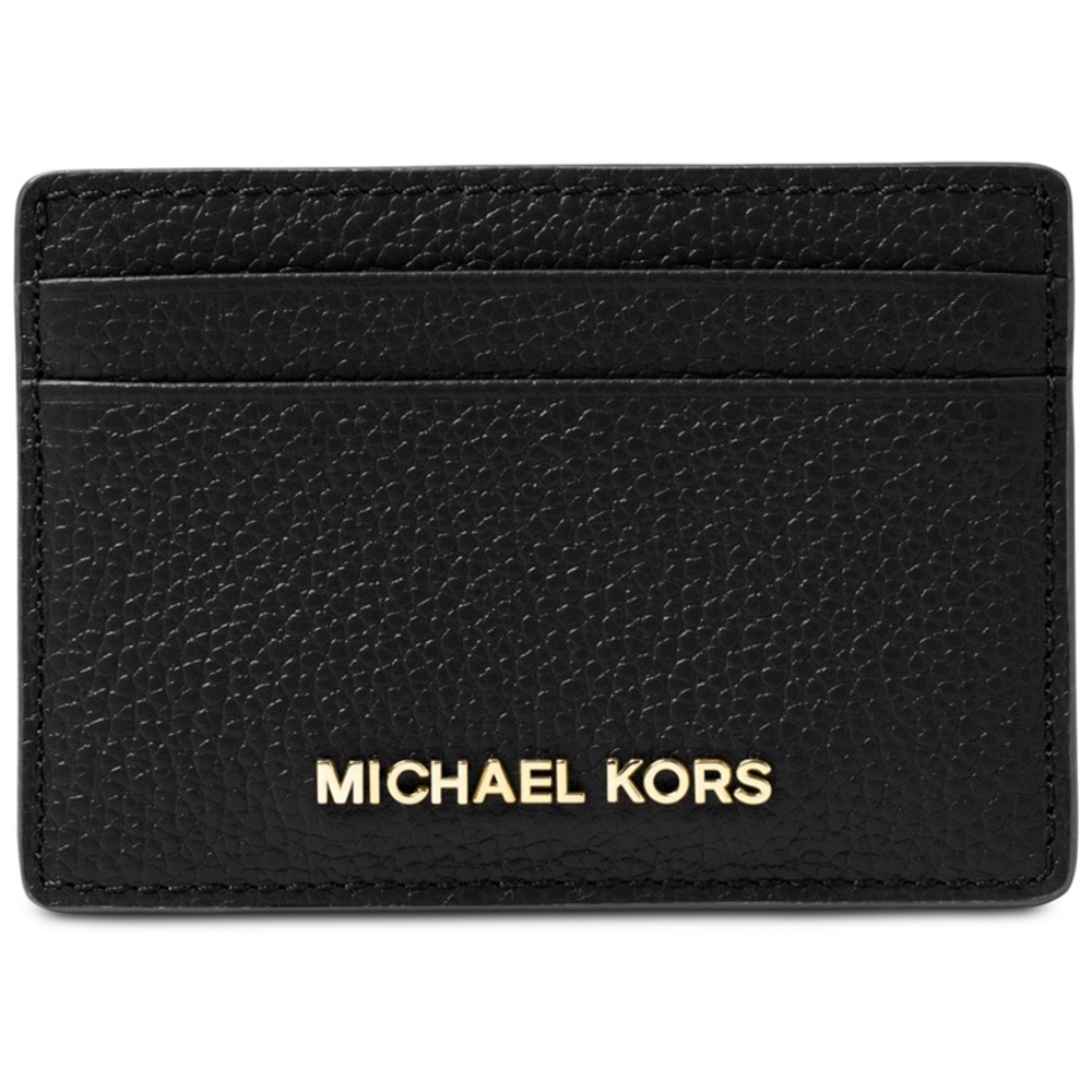 NWOT Michael Kors Pebble Leather Card Holder